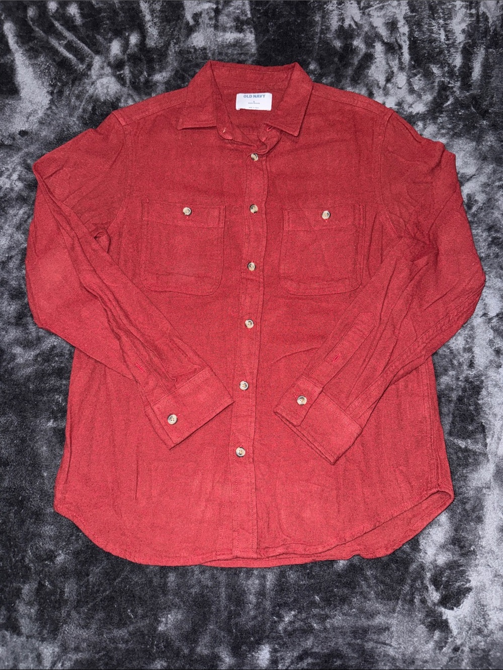 ON Men’s Double-Brushed Flannel Shirt - S